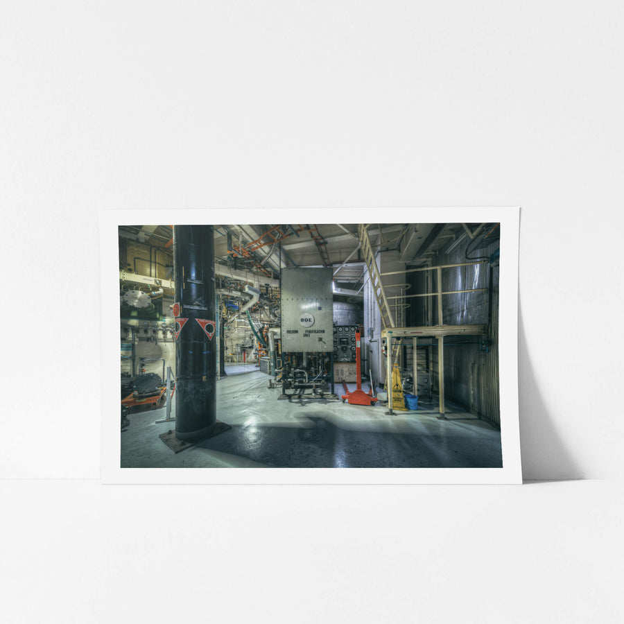 Helium Purification Unit at ANSTO HIFAR, designed to remove impurities from the circulating helium gas, this system ensured.