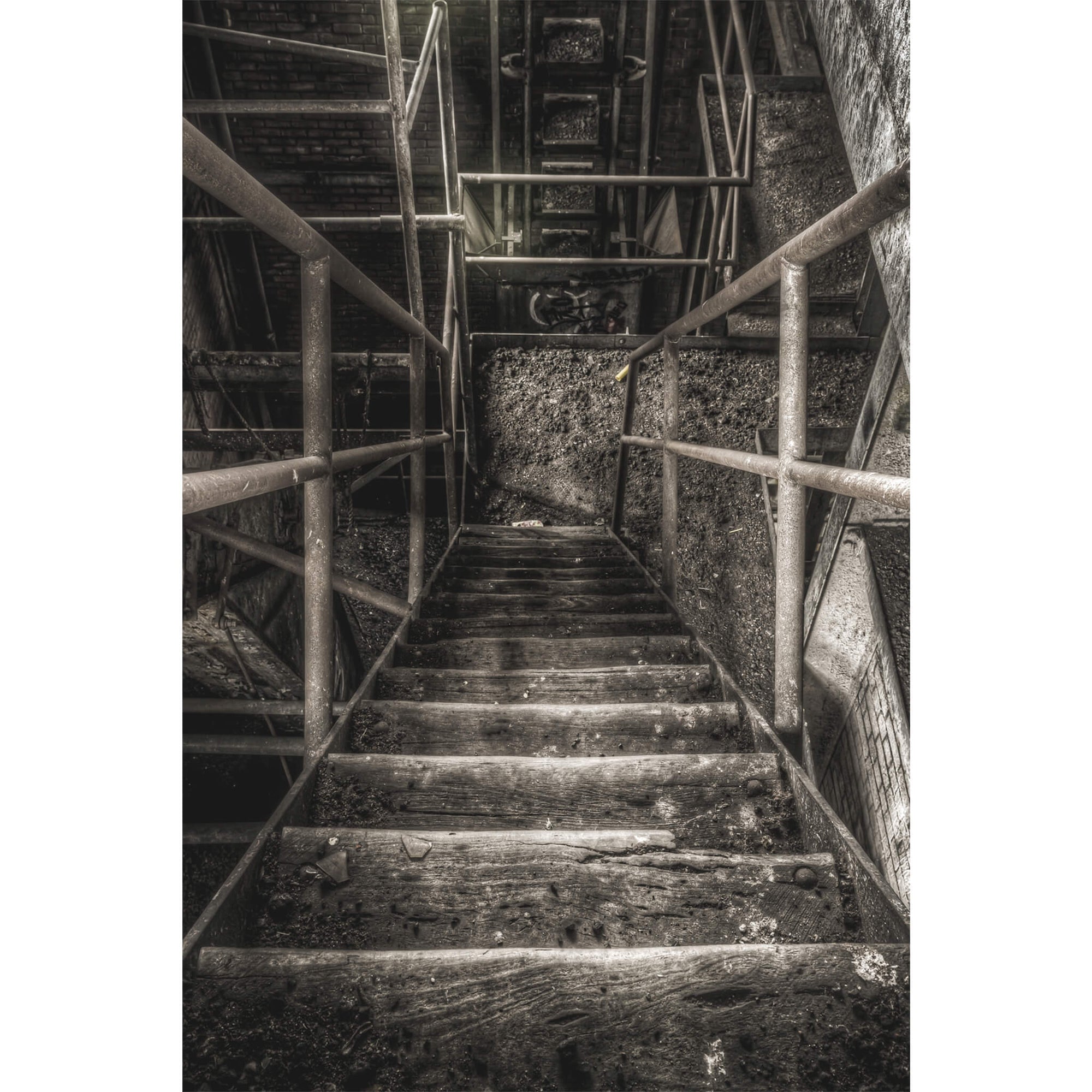 Stairs Down | Bathurst Gasworks Fine Art Print - Lost Collective Shop