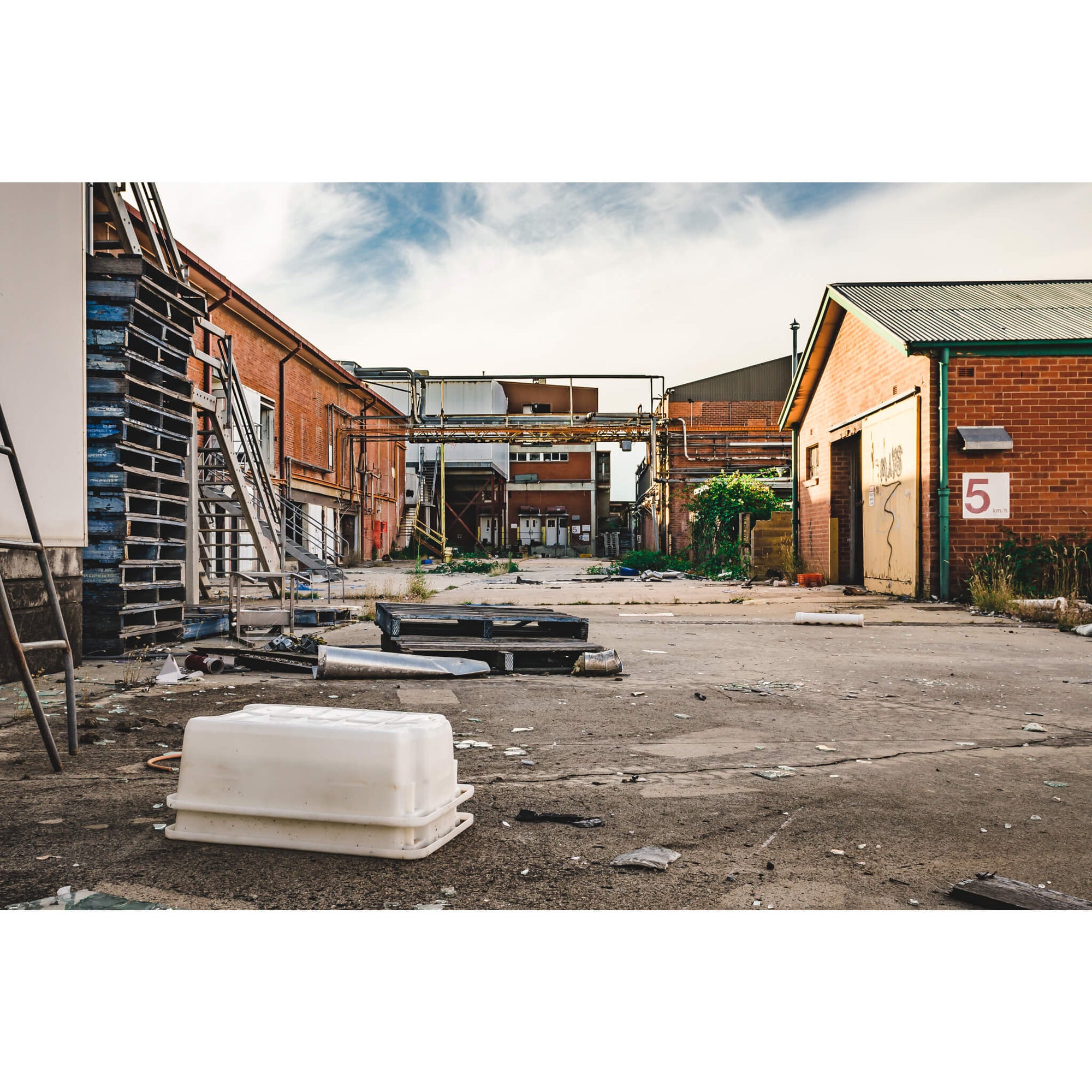 Main Loading Yard | Blayney Abattoir Fine Art Print - Lost Collective Shop
