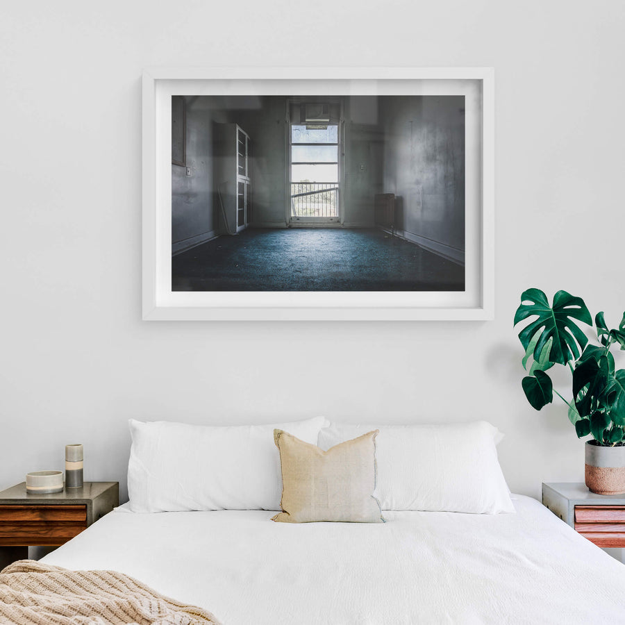 white frame