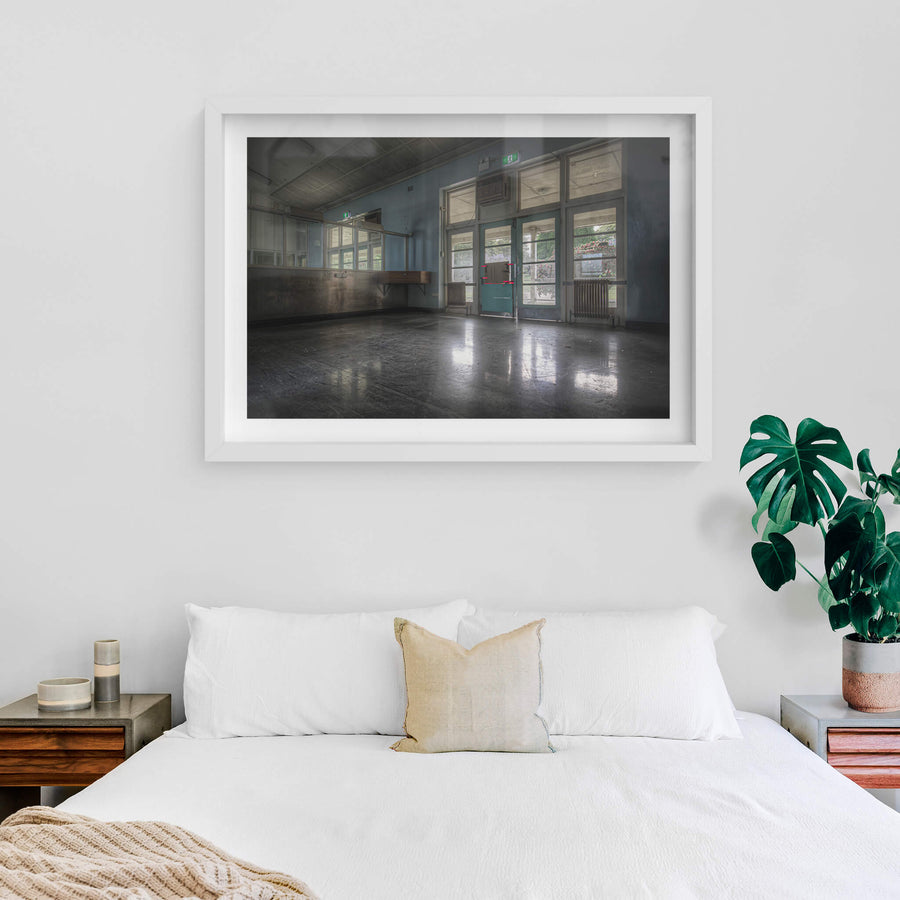 white frame