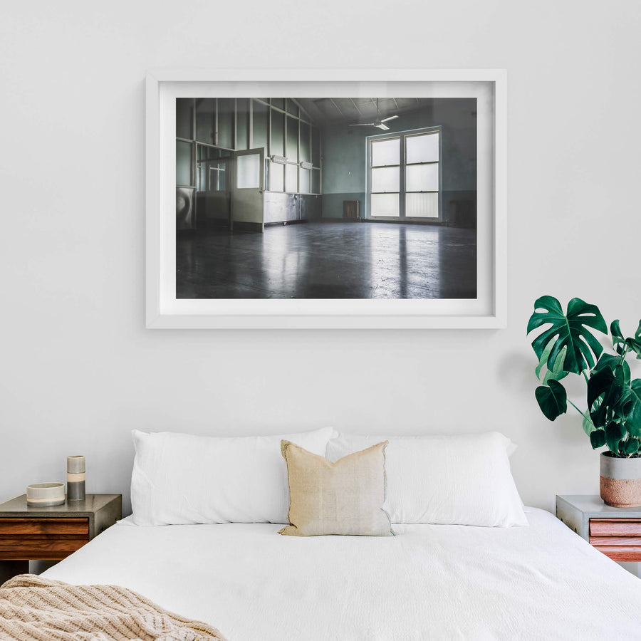 white frame
