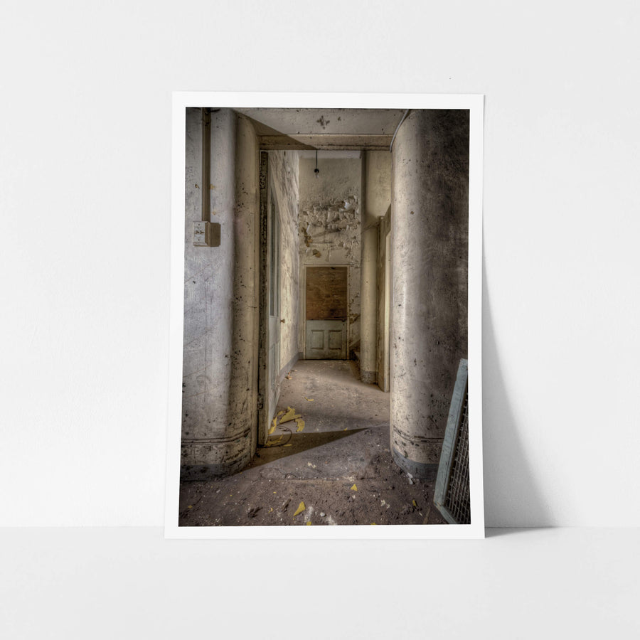Light Leaks at Female Ward 9 & 10, entry to the bottom level stairwell up to the main ward and patient rooms.