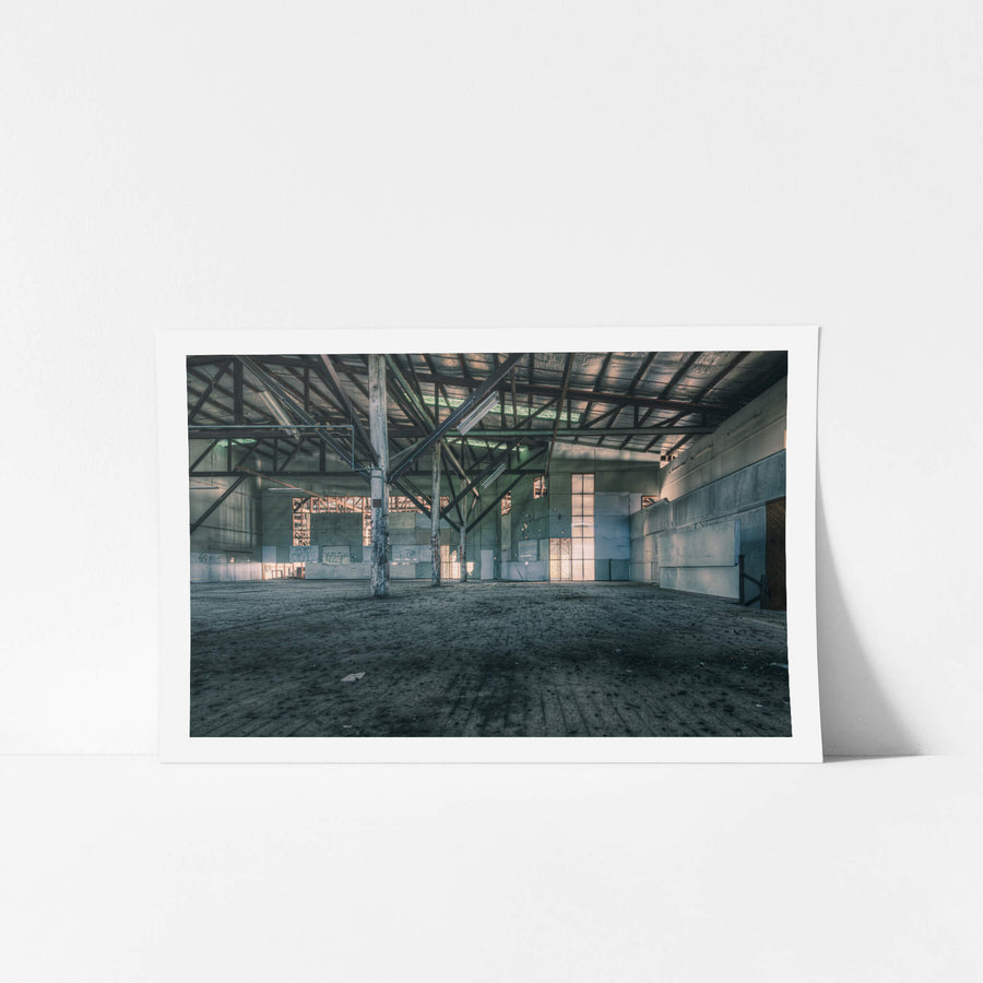 Oanelled Warehouse at Halvorsens Boat Yard, the panelled warehouse at Halvorsens was used for boat storage and fitting-out.