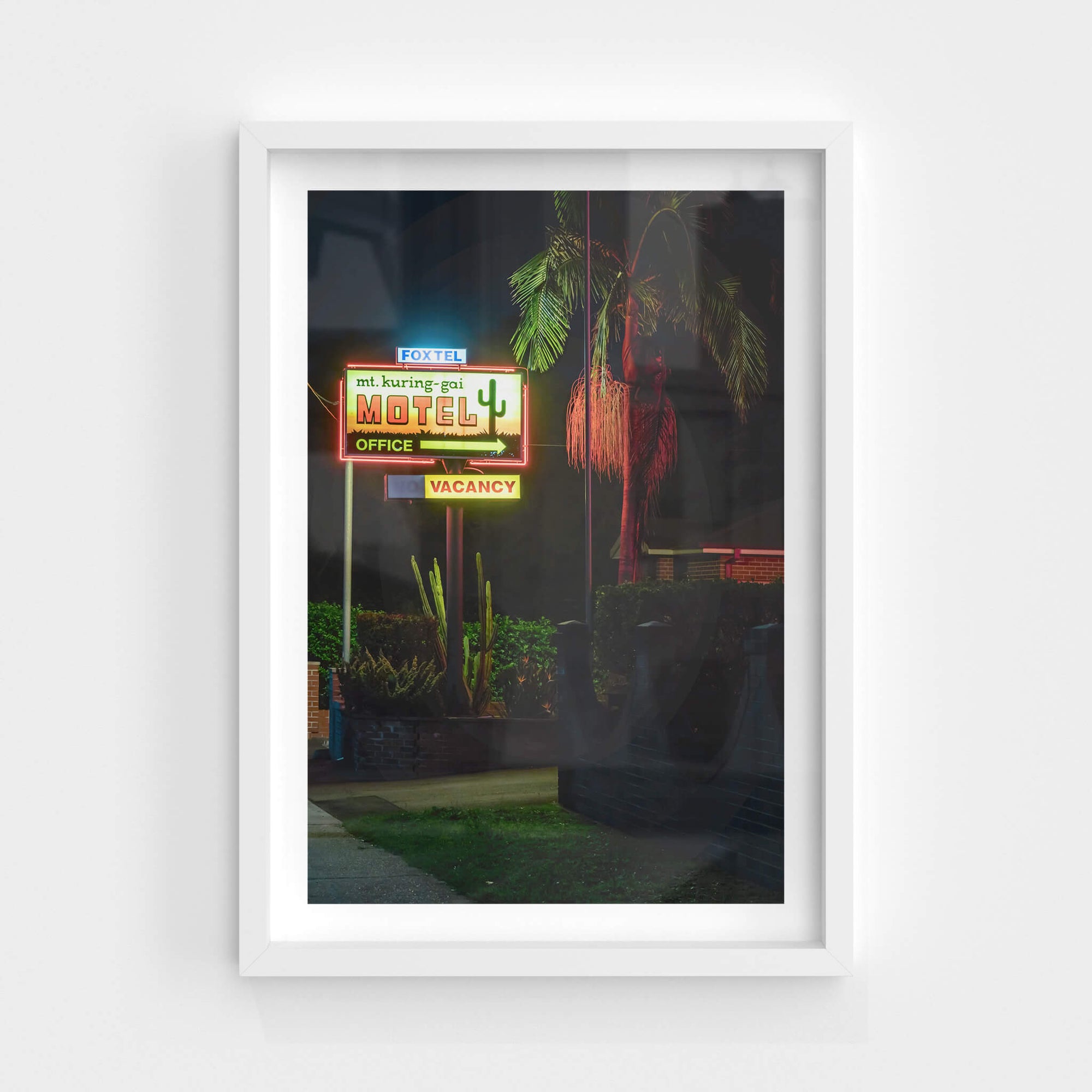 Mt Kuring-Gai Motel Sign | Hotel Motel 101 Fine Art Print - Lost Collective Shop