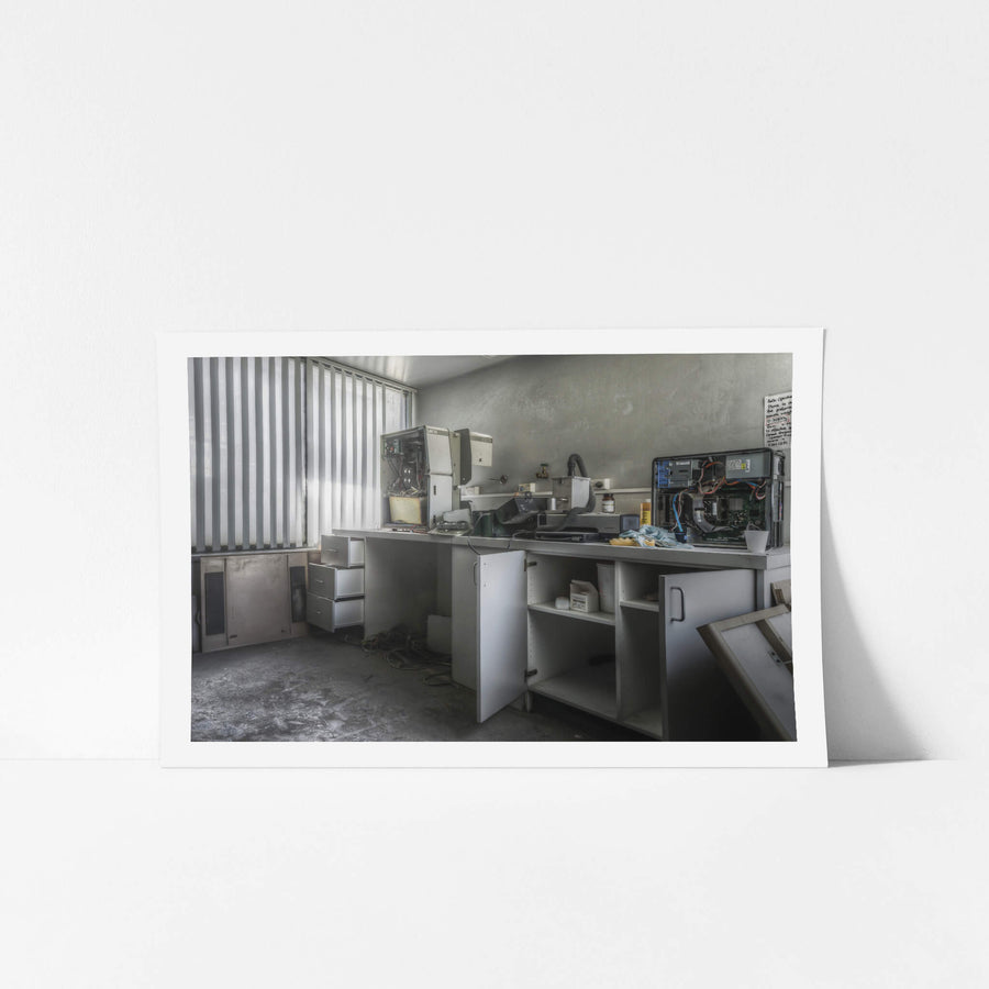 No 2 Process Lab at Kandos Cement Works, this lab was used for testing materials at all stages of the cement-making process.