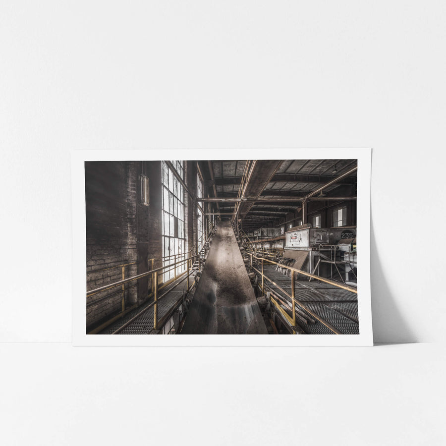 Wet Section 213 Conveyor at Morwell Power Station, the wet section handled freshly mined brown coal before it was dried.
