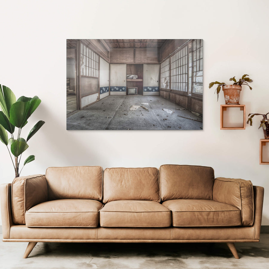 Bedroom at Nichitsu Mining Village, a traditional Japanese washitsu.