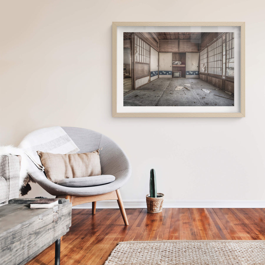Bedroom at Nichitsu Mining Village, a traditional Japanese washitsu.