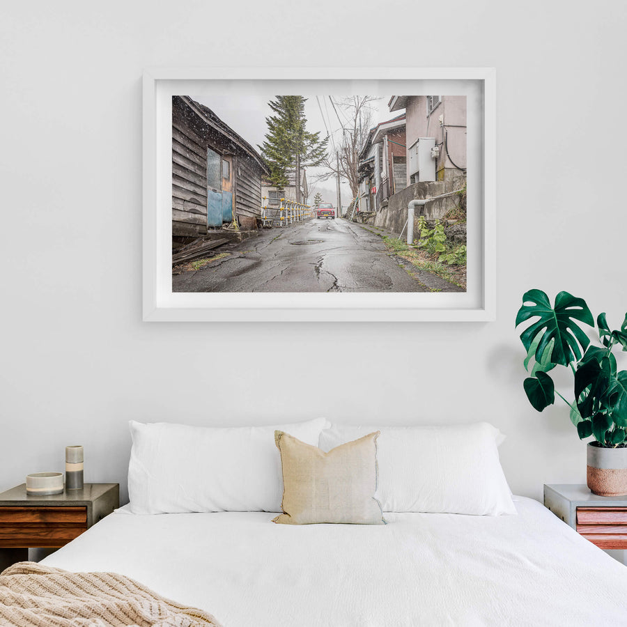 white frame