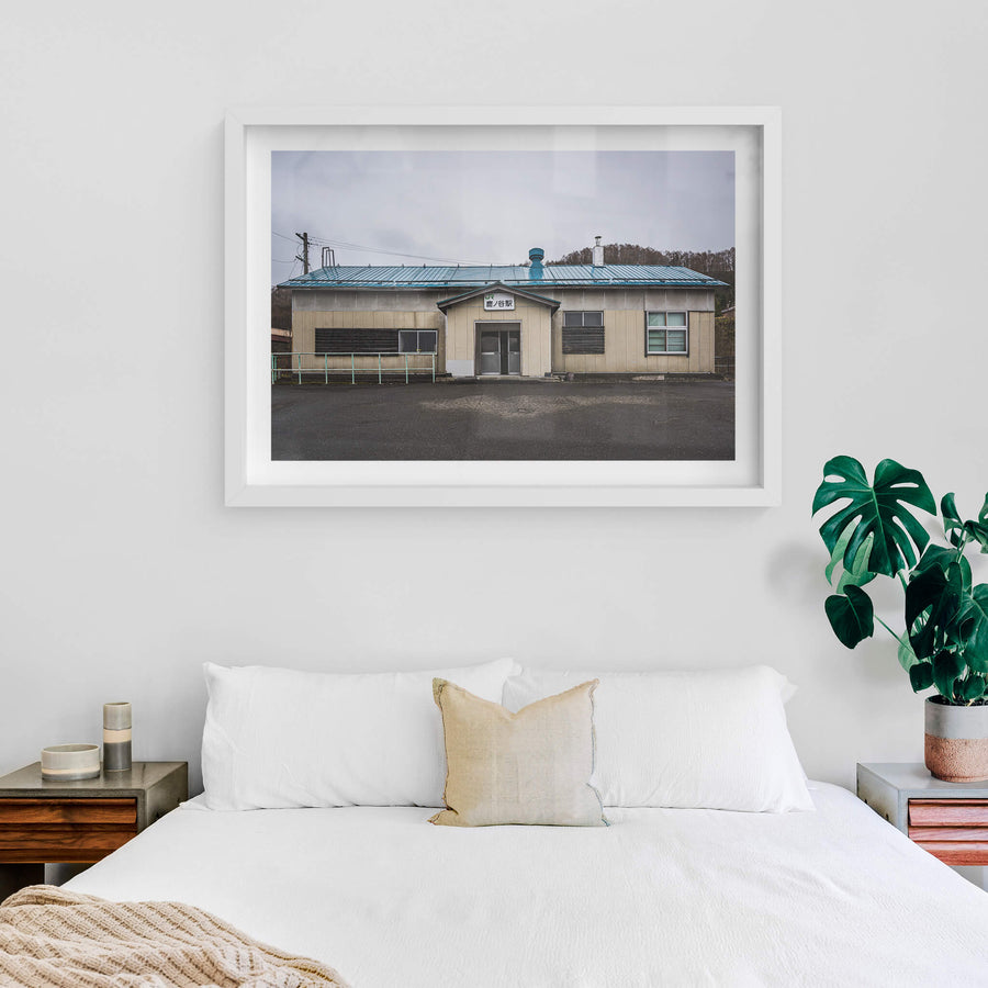 white frame
