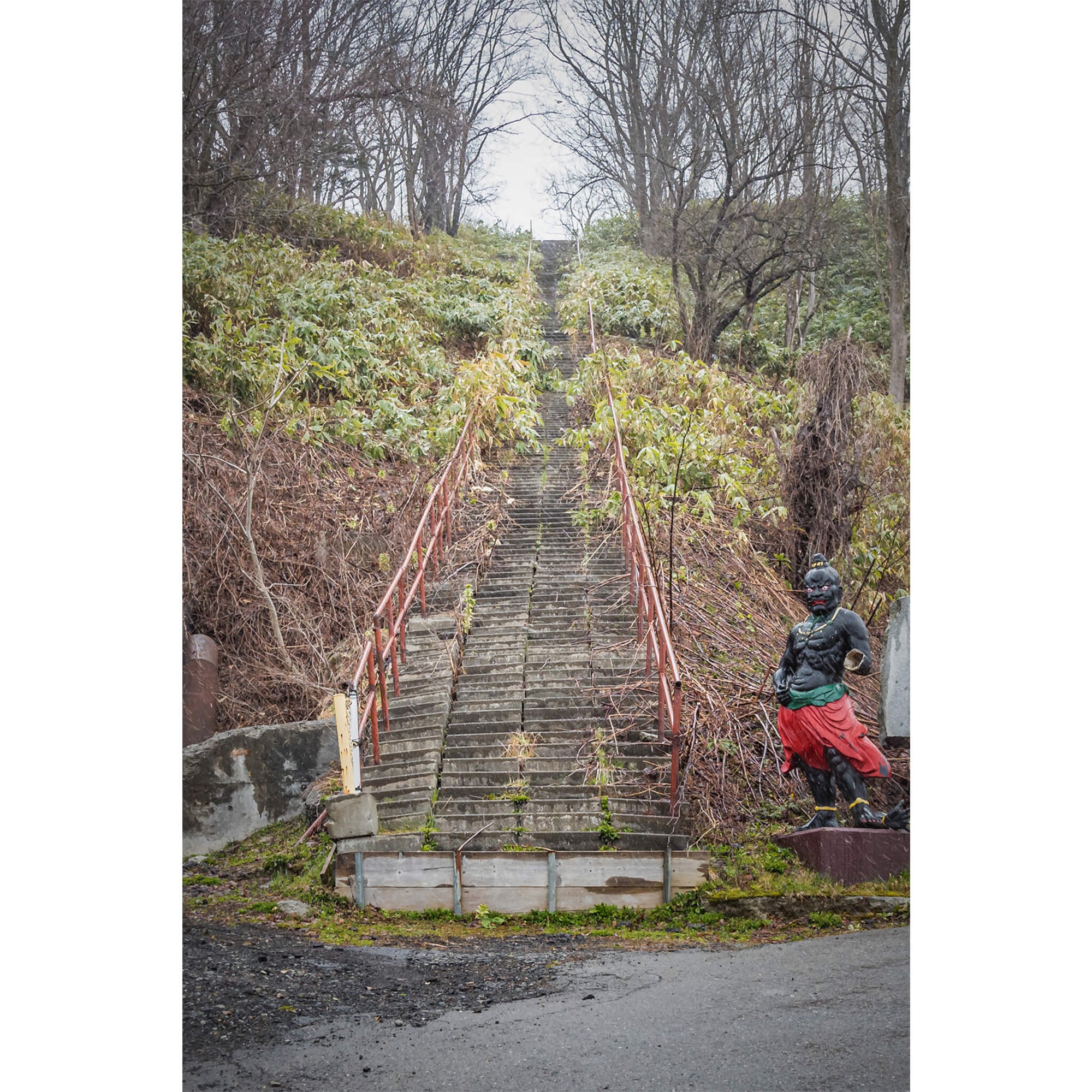 Shrine Stairway | Streetscapes of Yubari