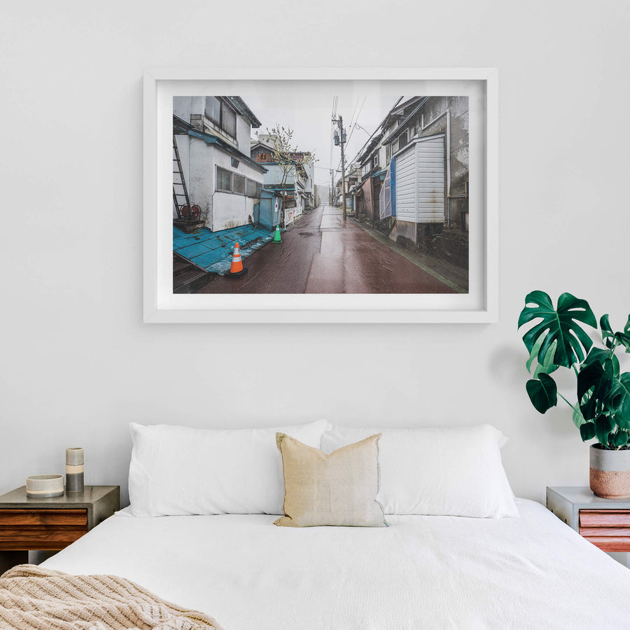 white frame