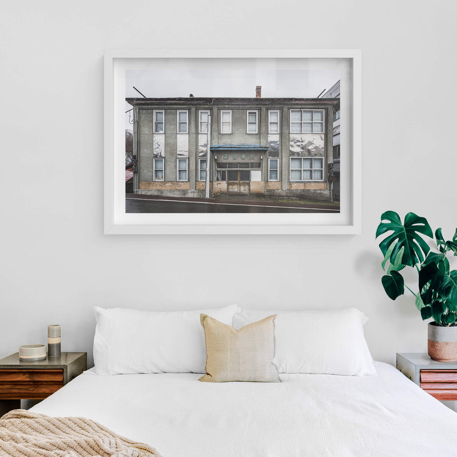 white frame