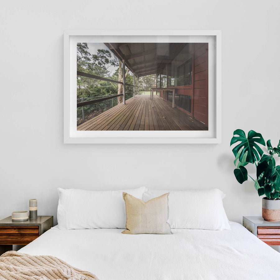 white frame