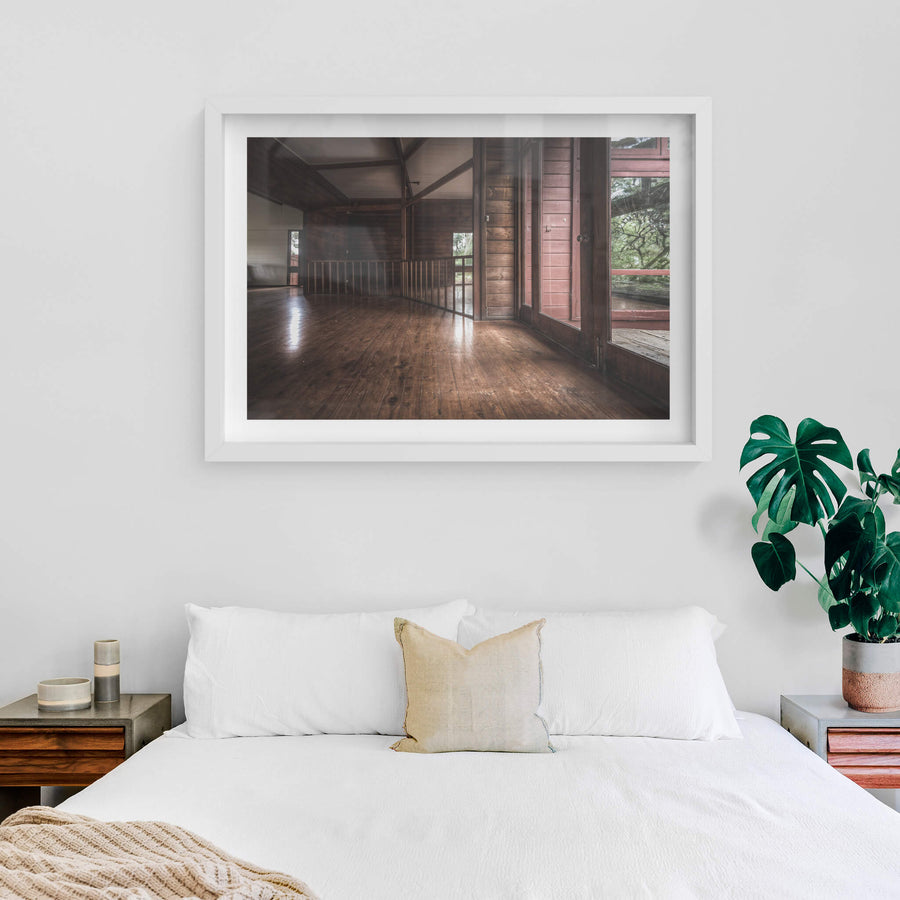white frame