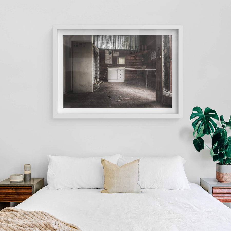 white frame