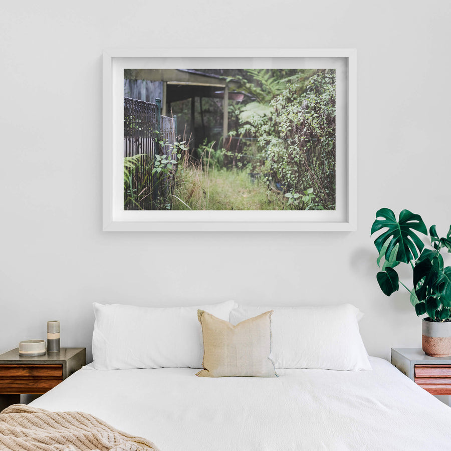 white frame