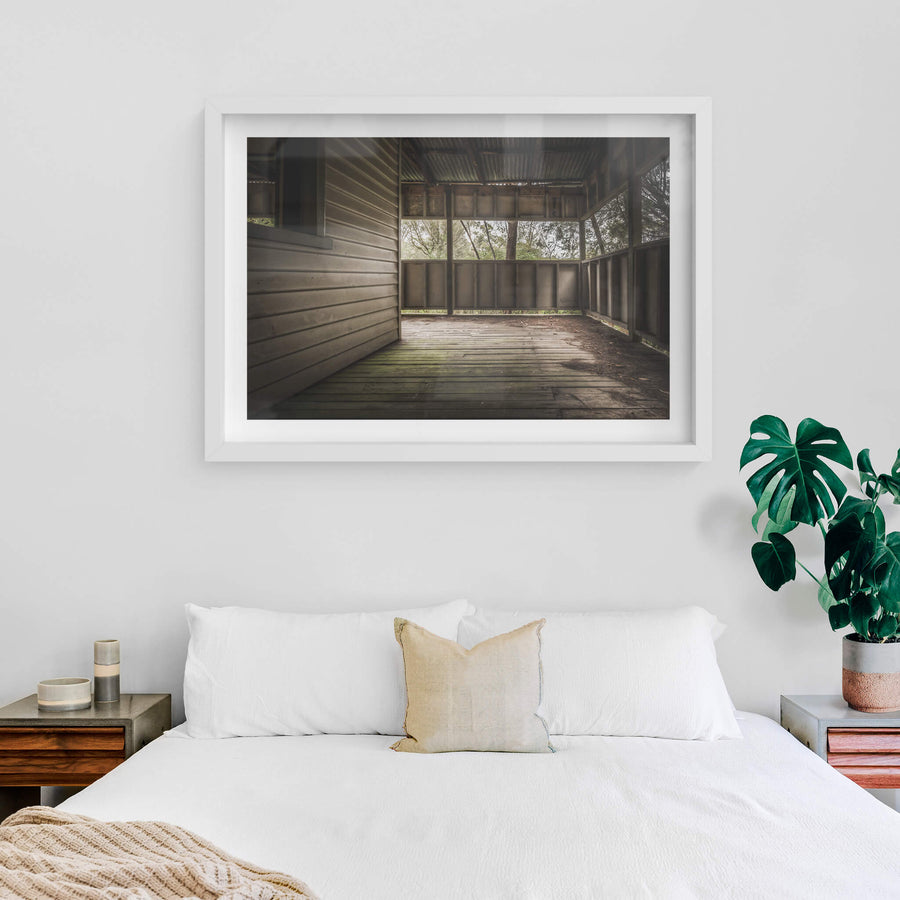 white frame