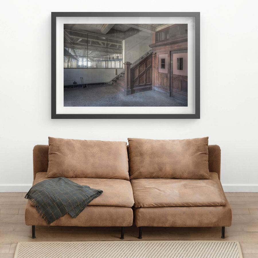 Administration Foyer at White Bay Power Station, a quiet intersection of industry and oversight.