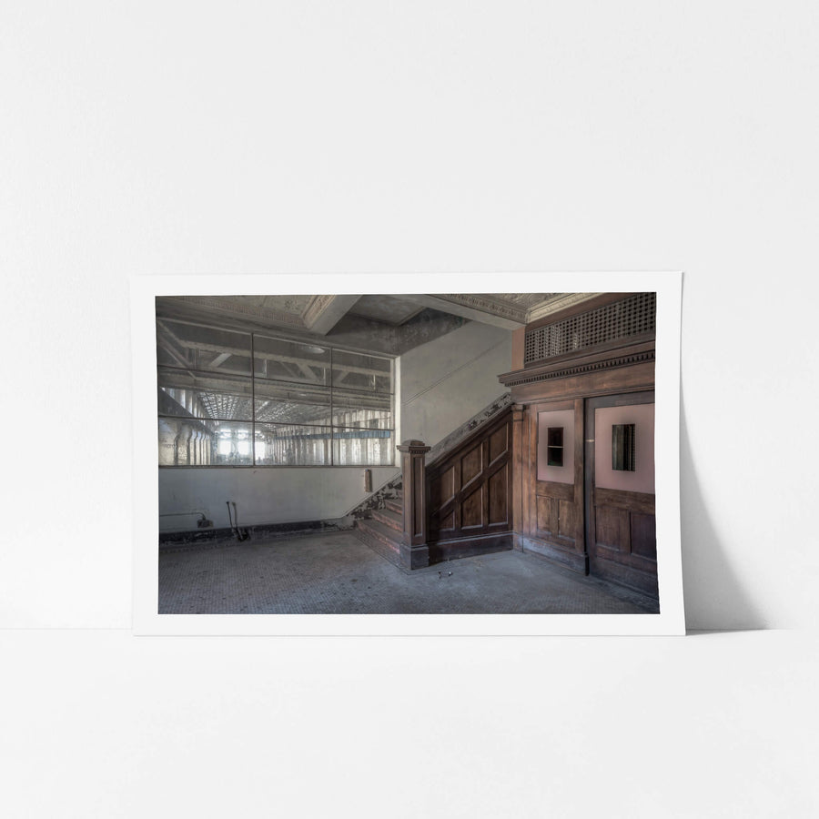 Administration Foyer at White Bay Power Station, a quiet intersection of industry and oversight.