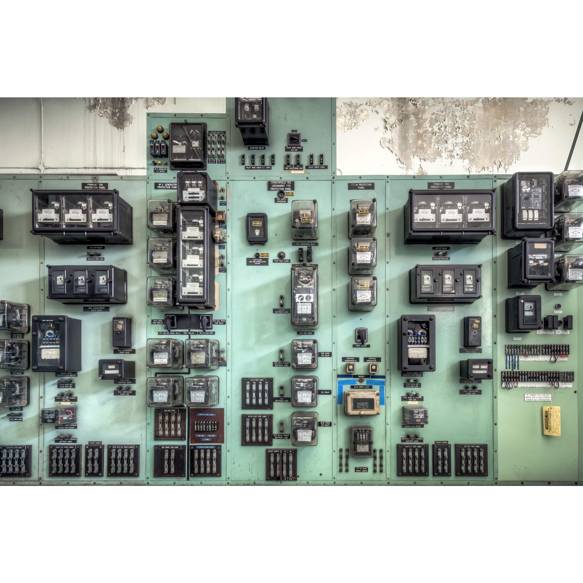 Ammeters | White Bay Power Station Fine Art Print - Lost Collective Shop