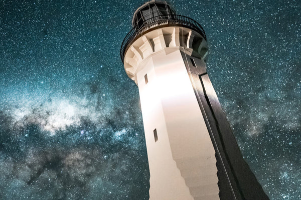 Green Cape Lighthouse under the Milky Way, NSW far south coast