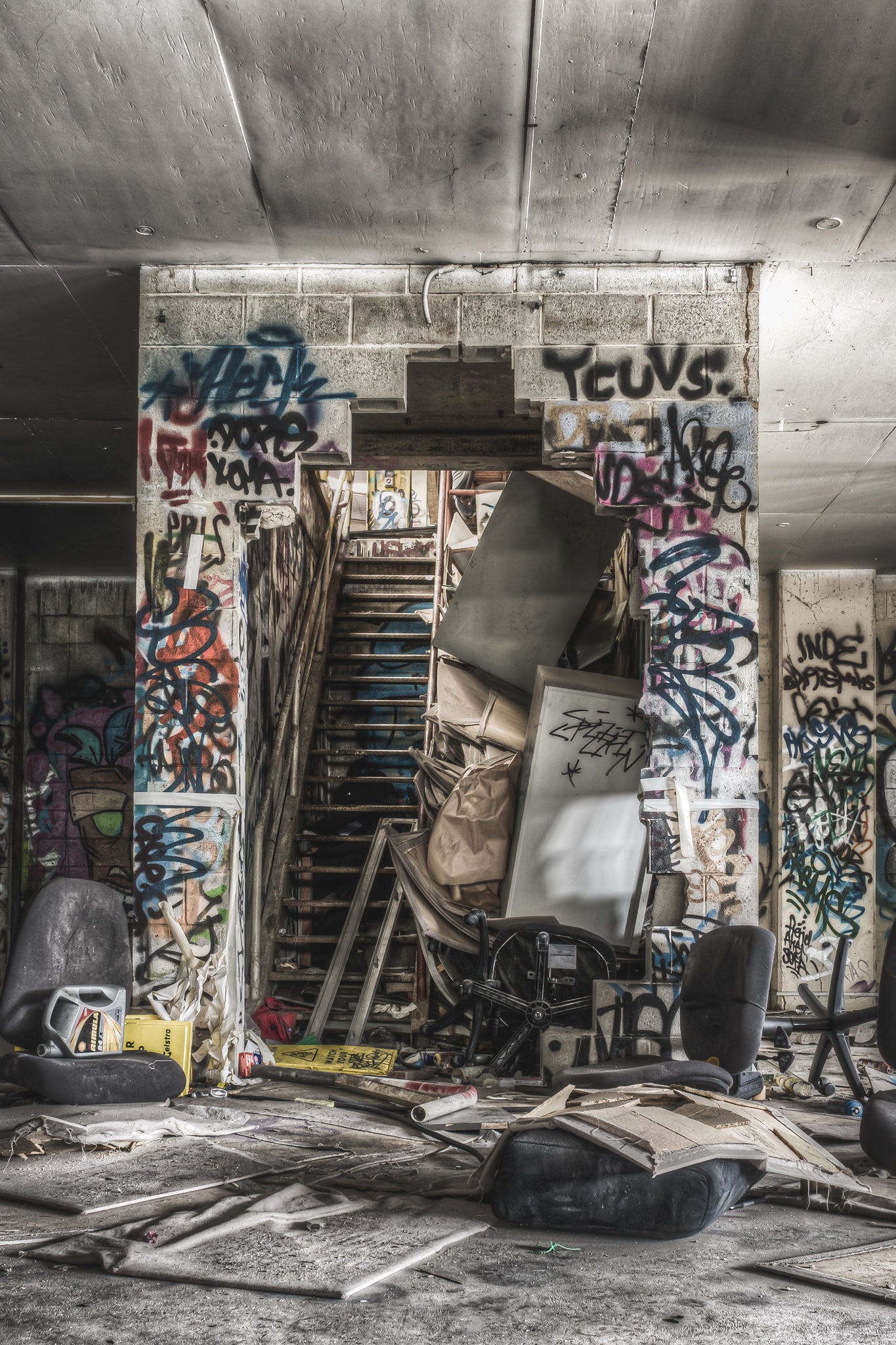 Basement to First Floor | Abandoned Bakery Fine Art Print - Lost Collective Shop
