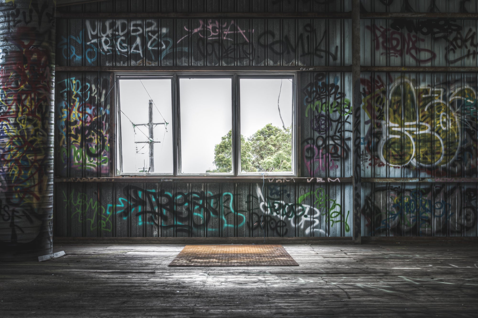 Mezzanine Back Wall | Abandoned Bakery Fine Art Print - Lost Collective Shop