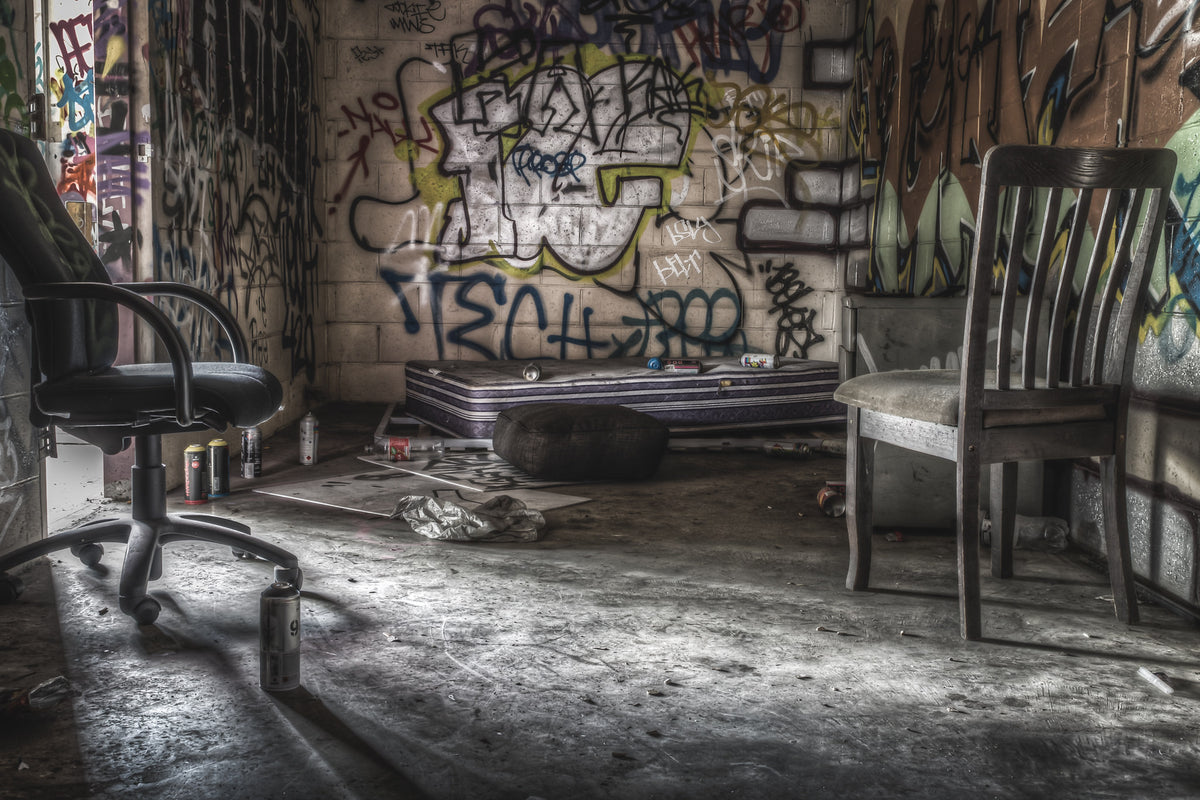 Squatters Bedroom | Abandoned Bakery