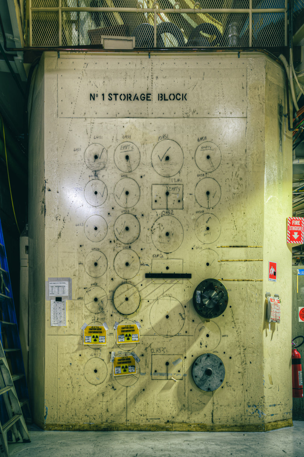 Storage Block at ANSTO HIFAR, the No.