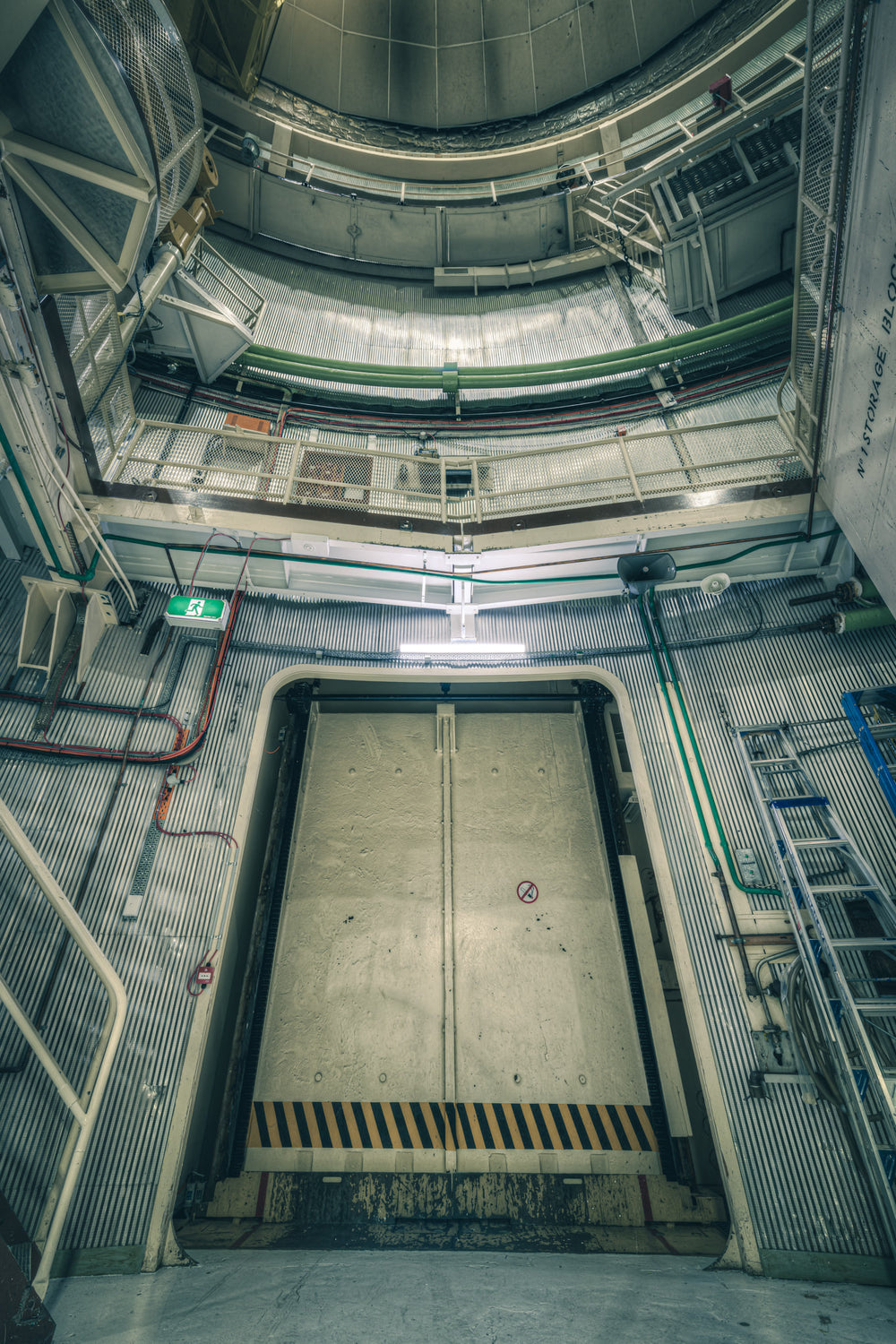 Vehicle Airlock at ANSTO HIFAR, this vehicle airlock provided basement access for transporting goods and materials.