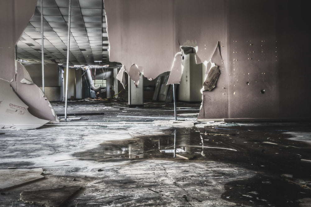 Toolroom Length at ATL Building, viewing down what used to be most of the length of the toolroom.