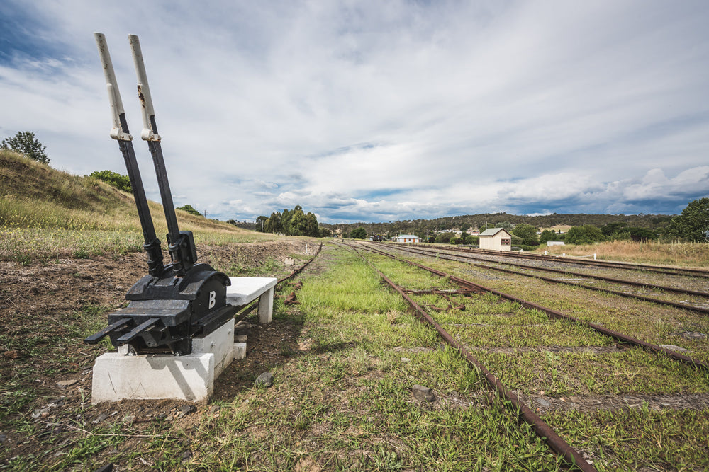 Levers at Bombala Station, originally, four sets of levers existed at Bombala Station.