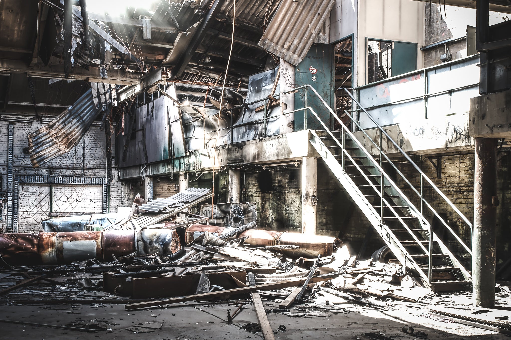 Fire Damage | Bradmill Denim Fine Art Print - Lost Collective Shop