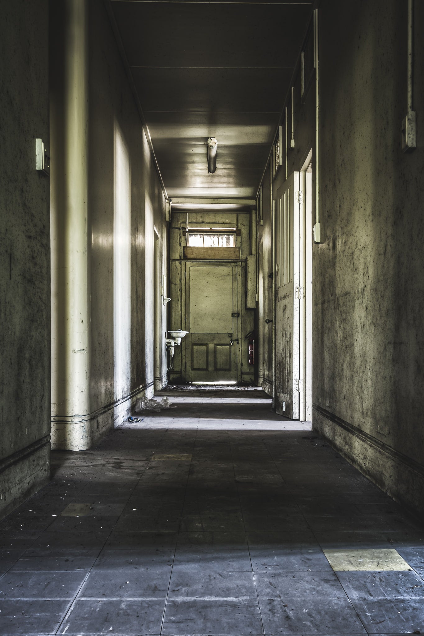 Side Lit Hallway