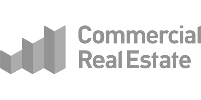 Commercial Real Estate logo, showcasing Lost Collective’s mention on this platform.