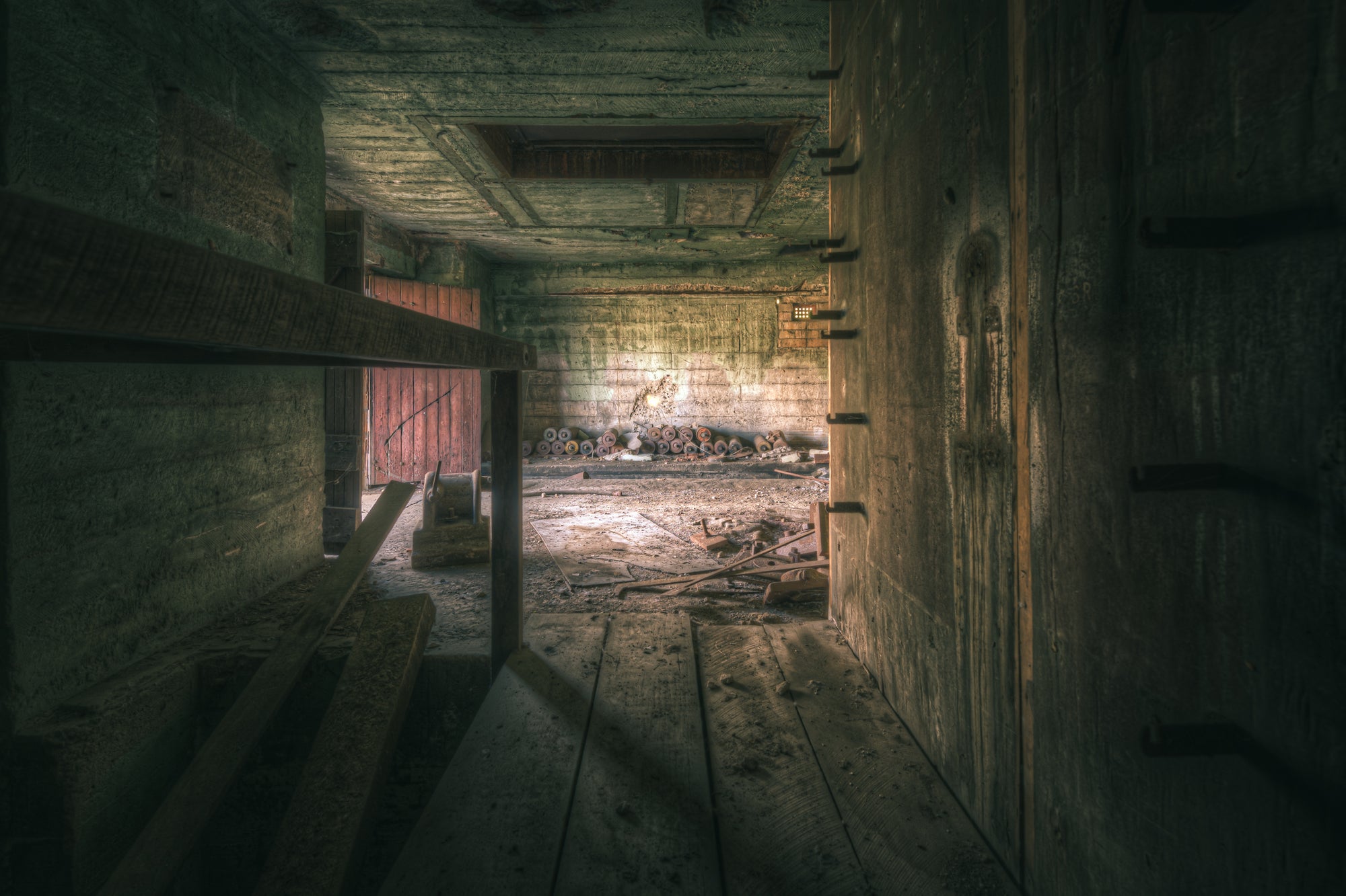 Basement Catwalk.