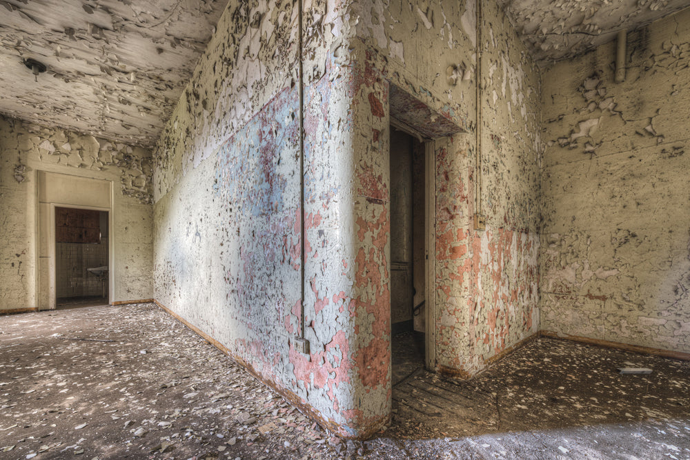 The Corner at Female Ward 9 & 10, the entry to the stairwell of the Female Ward in Callan Park.