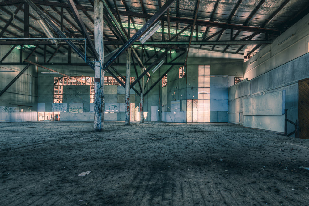 Oanelled Warehouse at Halvorsens Boat Yard, the panelled warehouse at Halvorsens was used for boat storage and fitting-out.