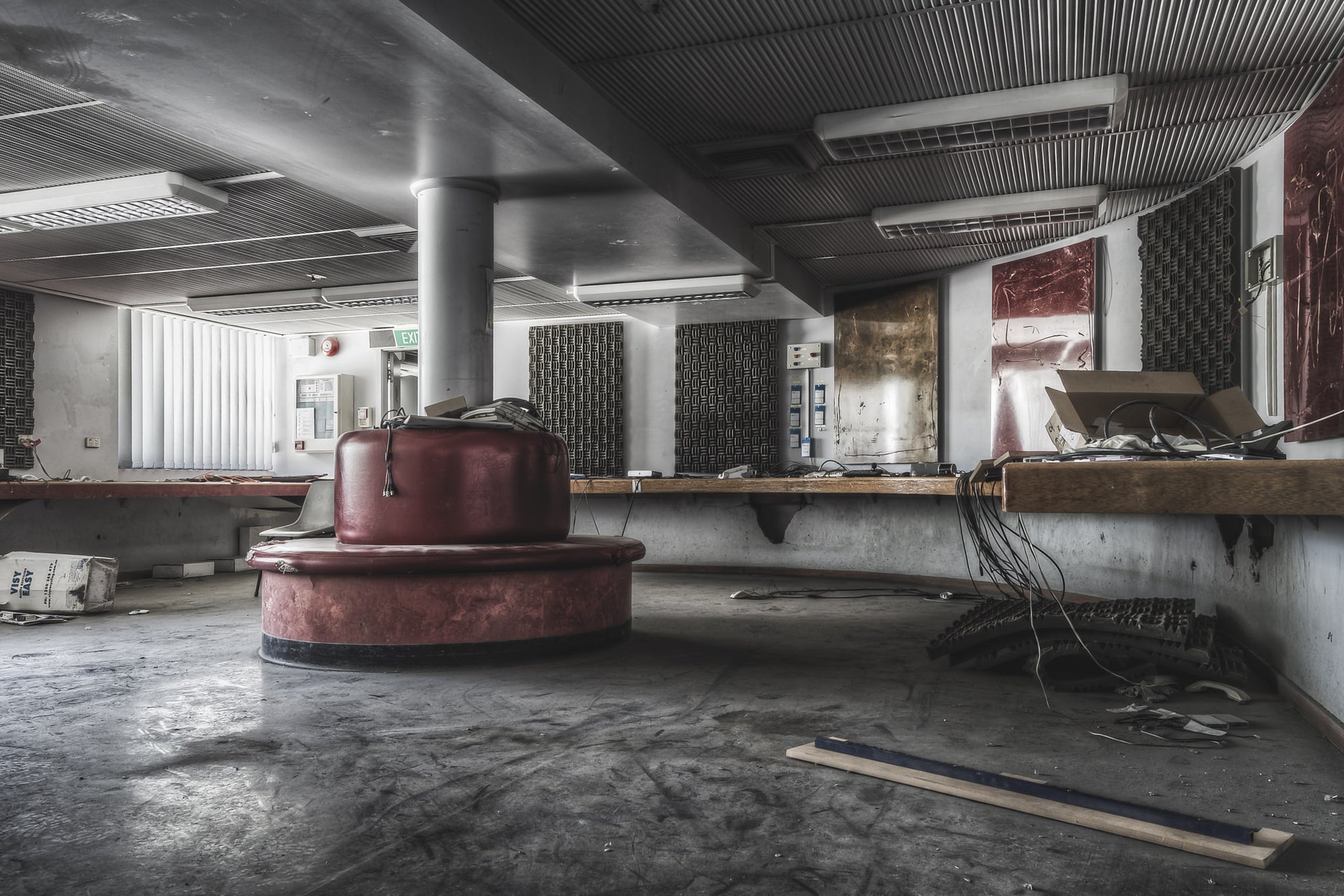 Control Room at Kandos Cement Works, built as an upgrade to safeguard against the Y2K bug, this control room became.