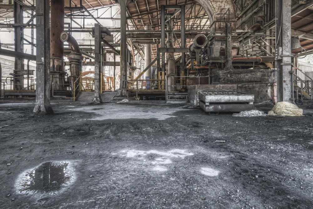 Former Coal Mill Area at Kandos Cement Works, this part of the plant housed the coal mills, where raw coal was pulverized.