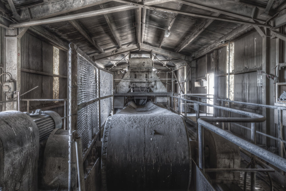 Mixing Station Feed Conveyor at Kandos Cement Works, this conveyor once fed raw stone to the mixing station, ensuring.