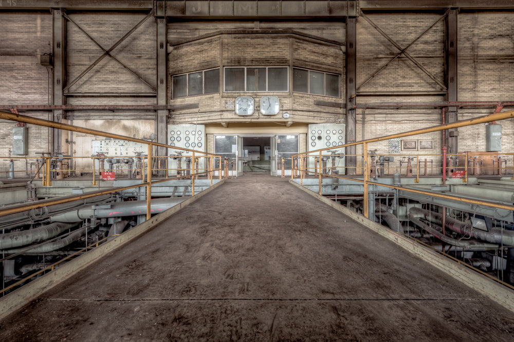 Turbine Hall Control Room Entrance | Morwell Power Station