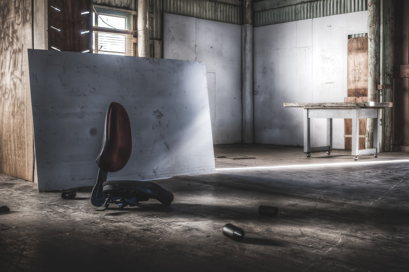 Workshop at Mungo Scott Flour Mill, this looked to be a workshop/storage area.