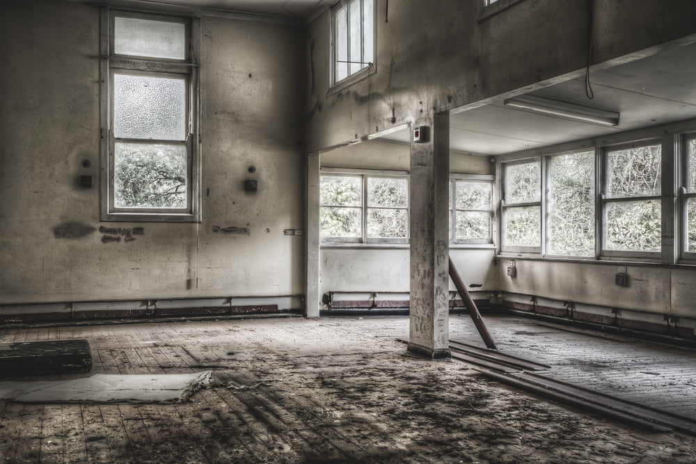 Dining Area at Queen Victoria Sanitorium, possibly the dining area of the hospital.