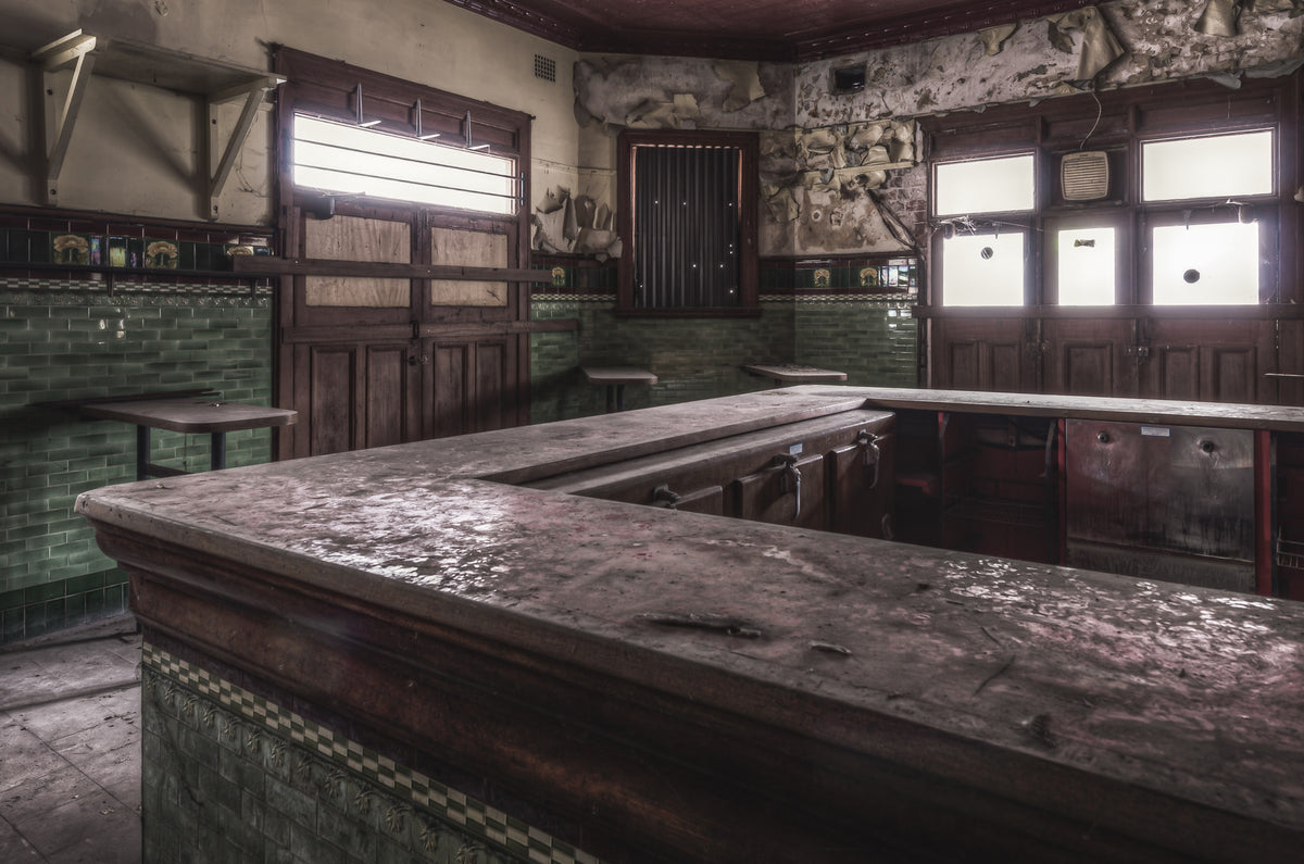 Stageside Bar | Terminus Hotel Fine Art Print - Lost Collective Shop