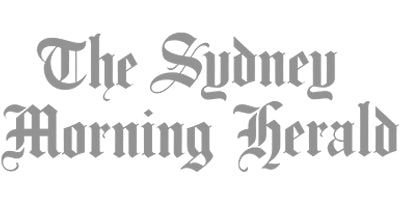 The Sydney Morning Herald logo, featuring Lost Collective in its publication.