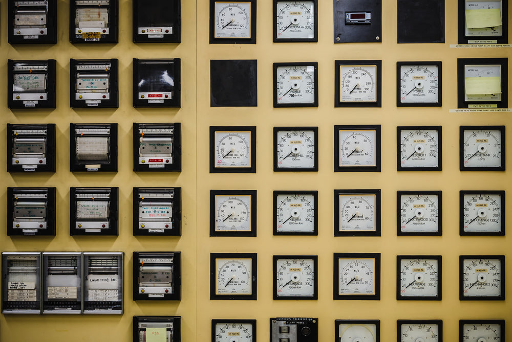 Control Room at West Ryde Pumping Station, once used by an on-site operator to control the pumping station.