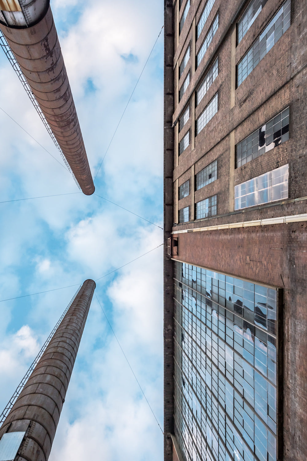Chimney Stacks And Boiler House